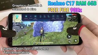 Realme C17 FREE FIRE Gameplay New Updates