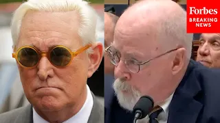 'Are You Familiar With The Roger Stone Sentencing Recommendations?': Durham Asked About Trump Ally