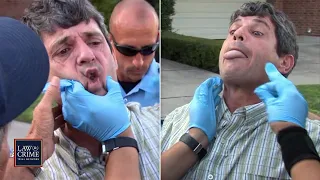 Cops Forced to Shove Fingers in Man's Mouth to Remove Drugs (COPS)