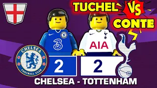 Tuchel vs Conte ( Chelsea vs Tottenham 2-2 ) Premier 22/23 • All Goals & Highlights in Lego Football