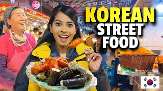 Korean TRADITIONAL Street Food Tour In Seoul 🇰🇷