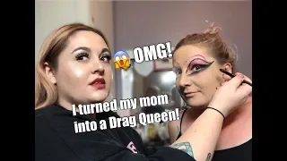 DRAG TRANSFORMATION ON MY MOM! | SHE WAS SHOOK!