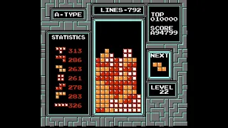 Nes Tetris: level 256 in 1:08:02.97 (TAS)