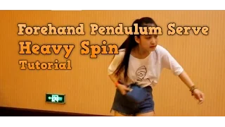 Table Tennis Tutorial: Forehand Pendulum Serve