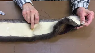 How to sew a fur headband