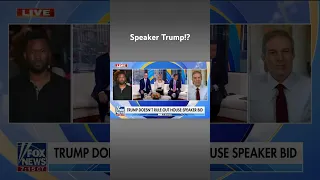 Trump REFUSES to rule out House speakership #shorts