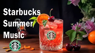 【No Between Ads】Relax Morning Summer Starbucks Coffee Music & Positive Bossa Nova Piano To Good Mood