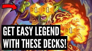 The 5 BEST DECKS to get LEGEND in Standard and Wild since the nerfs!