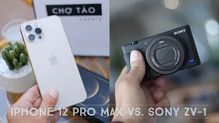 Что выбрать для блоггера? Sony ZV-1 или iPhone 12 Pro Max | 4K HDR