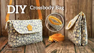 DIY Mother's Day Gift Idea 🎁 How to Make a Small Crossbody Bag with Pockets