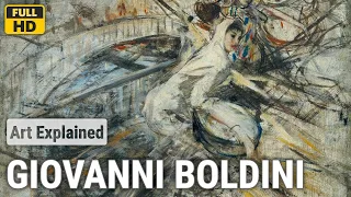 Giovanni Boldini: A collection of 10 oil and water color paintings with title and year, 1884-1895 [