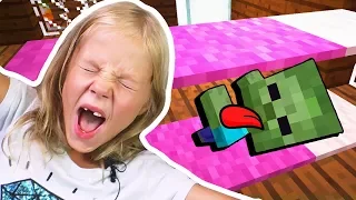 ADOPT AND RAISE A CUTE [Zombie] KID! Ep.1 ❑ MINECRAFT