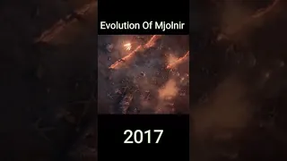 Evolution Of Mjolnir #shorts #marvel #viral #marvelstudios #thor