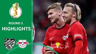 Werner hattrick at goal galore | FC Teutonia Ottensen vs. RB Leipzig 0-8 | Highlights | DFB-Pokal