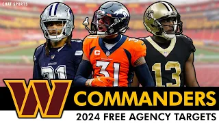 Washington Commanders NFL Free Agency Targets Ft. Justin Simmons, Stephon Gilmore, Micahel Thomas