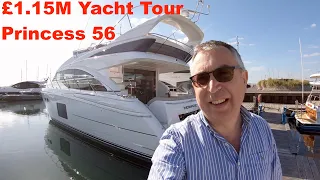 £1.15M Yacht Tour : 2017 Princess 56