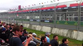 Formula1 Melbourne 2013 - qualifying rainy day