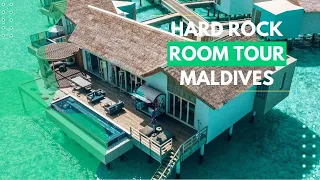 Hard Rock Maldives Room Tour - wait until you see the ROCKSTAR VILLA!