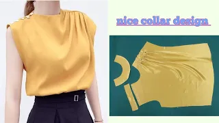 Women's collar sewing techniques |collar design
