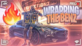 FINALLY WRAPPING MY MERCEDES BENZ AMG GT!!!