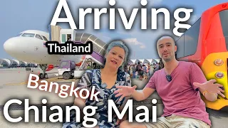 Arriving in Bangkok Thailand. Flying Directly from Bangkok To Chiang Mai in 2022