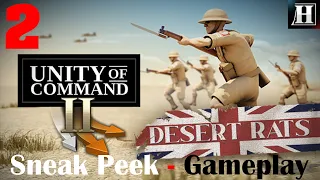 Desert Rats | Sneak Peek | Gameplay | Unity of Command II | New DLC | Part 2