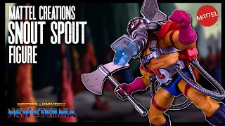 Mattel Masters Of The Universe New Eternia Mattel Creations Snout Spout | @TheReviewSpot