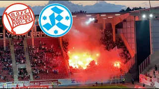 Pyro und Choreo beim Duell der Kickers! | Kickers Offenbach vs Stuttgarter Kickers 04.08.23