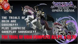 Dissidia Final Fantasy Opera Omnia [GL] - The Trial Of Odin Complete ALL PT. and EX 70