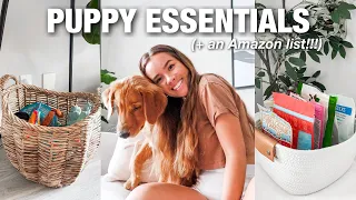 NEW PUPPY ESSENTIALS/SHOPPING LIST -- everything you NEED for your new puppy!