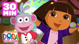 Dora & Boots Fiesta Party Marathon! 💃 30 Minutes | Dora & Friends