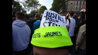 Gilets Jaunes Acte 46 Paris 28 septembre 2019 #JusticePourSteve Techno Parade Hommage à Steve