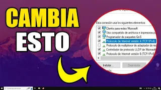 SOLO CAMBIA ESTO Y TU CONEXIÓN A INTERNET VOLARÁ 🔥| WIFI Y CABLE |  SIN PROGRAMAS 2024 ✅