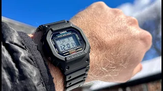 G-Shock DW-5600E-1V - Petite montre qui donne beaucoup!