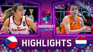 Czech Republic v Netherlands | Basketball Highlights - FIBA Women's EuroBasket 2023 Qualifiers