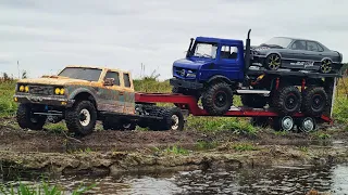 RC Transportation ... Такого груза Я НЕ ОЖИДАЛ! Перевес! ... RC OFFroad 4x4