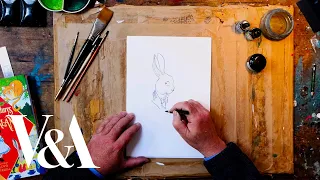 Drawing characters from Alice in Wonderland with Chris Riddell | V&A