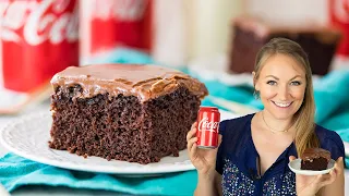 This Cake has 2 Cans of Coca Cola in It?!