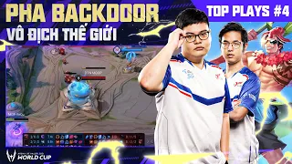 PHA BACKDOOR LÀM NÊN CHỨC VÔ ĐỊCH THẾ GIỚI CHO DTAC TALON | TOP PLAYS #4 CHUNG KẾT AWC 2021