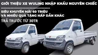 Xe tải Wuling 750KG Thùng 2m5 nhập khẩu Nguyên chiếc|Giảm mạnh 75TR| Đầu tư Trả Trước 40TR Nhận Xe
