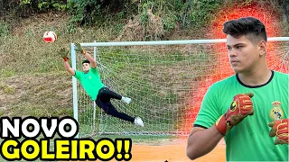 TESTING A NEW PROFESSIONAL GOALKEEPER! IS HE GOOD? ‹ Rikinho ›