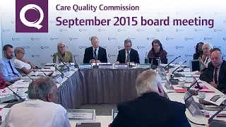 CQC Board Meeting 23 September 2015