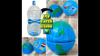 نشاط مجسم الكرة الأرضية | Diy Earth globe