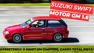 SUZUKI SWIFT COM MOTOR DE GM 1.6 EM GUAPORÉ!!!!