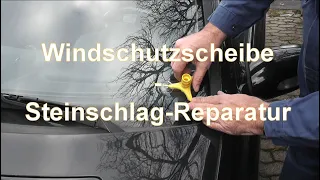 Steinschlag in Windschutzscheibe reparieren