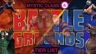 BATTLEGROUNDS TIER LIST- MYSTIC CLASS- Marvel Contest of Champions