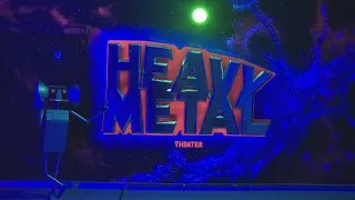 Heavy Metal  Movie 1981 DIY Logo Prop, Robot, Glowing Loc-Nar - Spacewall Mural