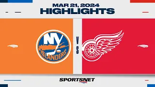 NHL Highlights | Islanders vs. Red Wings - March 21, 2024