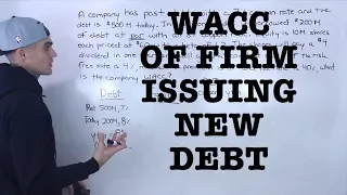 FIN 401 - Weighted Average Cost of Capital with New Debt - Ryerson University