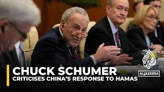 US Senate leader Schumer disappointed by China’s response to Hamas